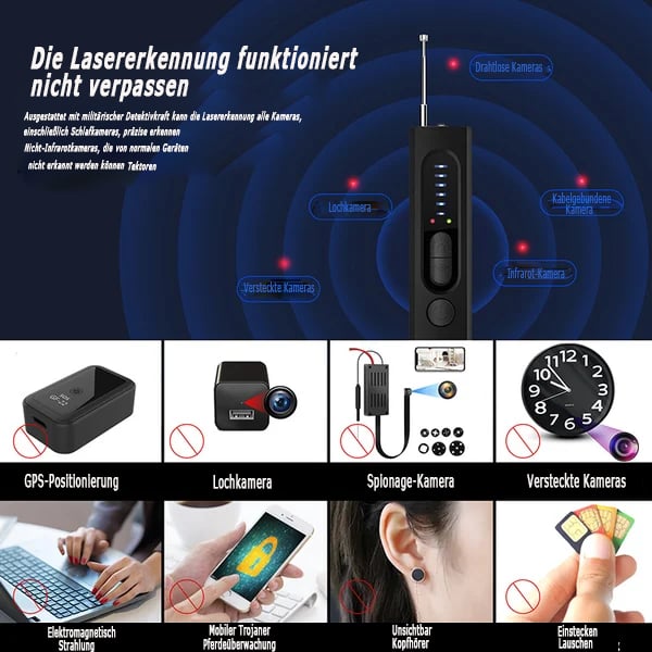 StealthGuard: Advanced Hidden Camera & RF Detector